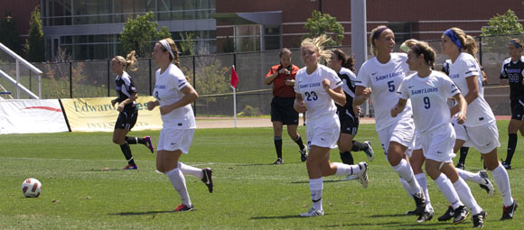 The women’s soccer team started out strong with a season-opening victory over Evansville, 4-0.  The team now prepares for a pair of games in Milwaukee, Wisc.