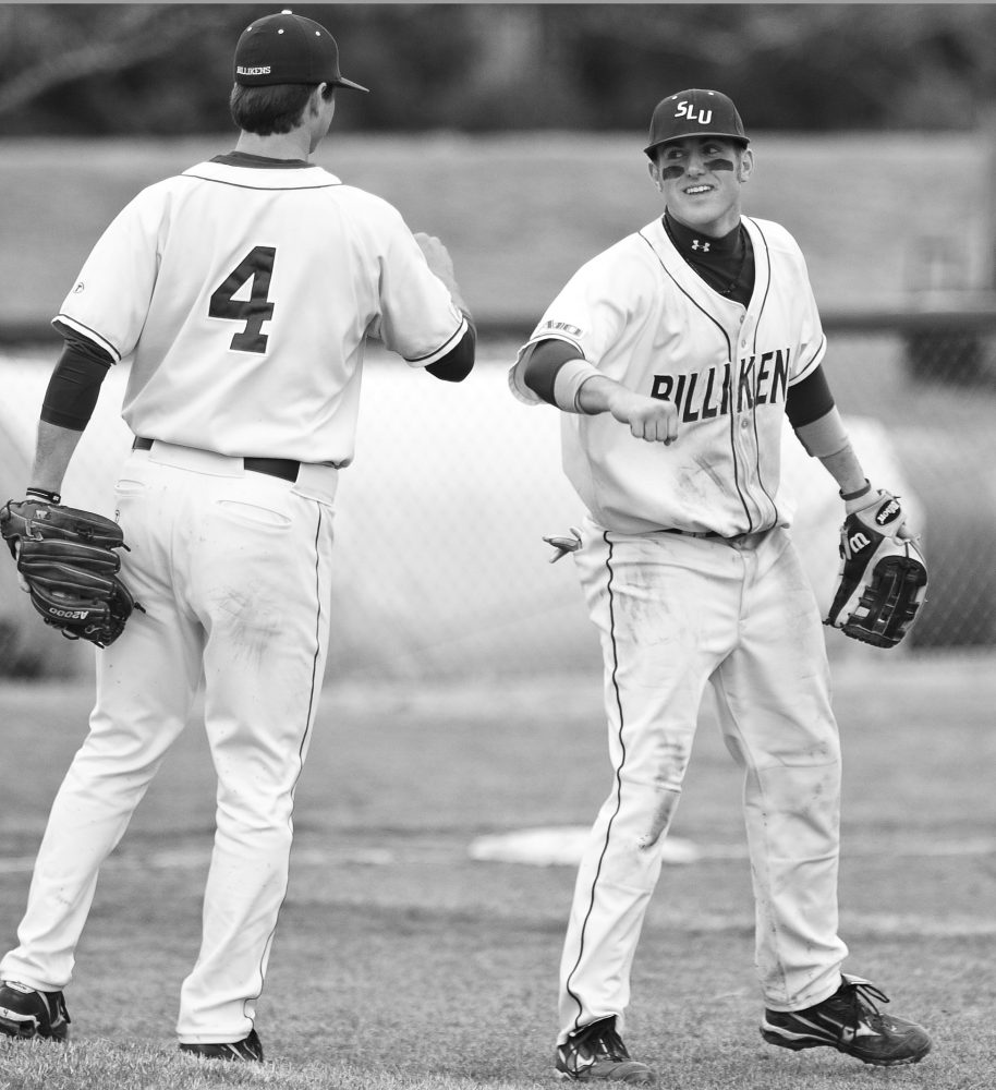 Teammates Jerry Mancuso (left) and Mike Levine are two key pieces to the Billikens success.  They hope to expand on their 2011 season and lead the Bills to victory.Ryan Giacomino / The University News 