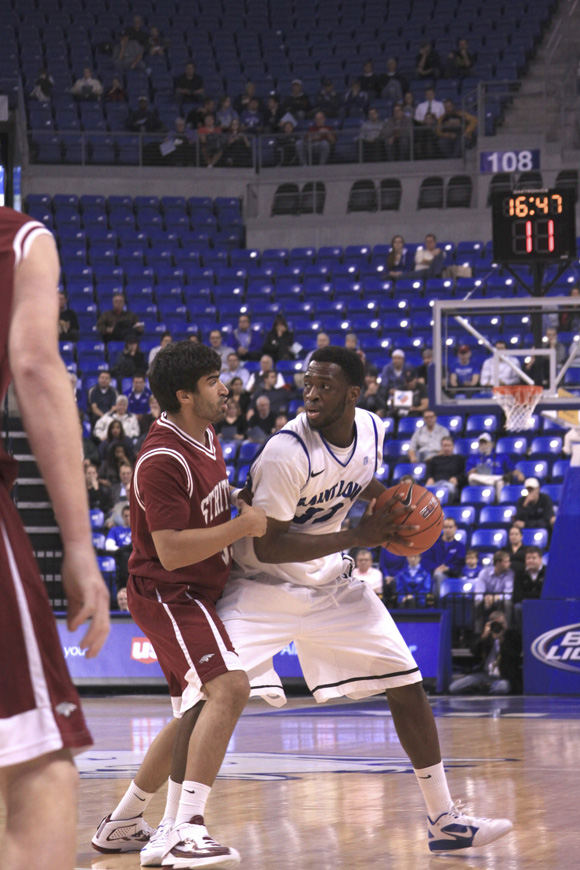 The Billikens look for their 26th victory today as they face Xavier in the A-10 semi-finals. Photo by: Ryan Doan / Staff Photographer