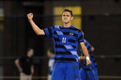 Robbie Kristo scored a goal against Xavier and assisted to Dayton’s own goal. Kristo leads the team in scoring with five goals and two assists.  Courtesy of Billiken Media Relations