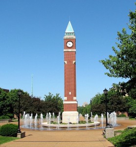 SLU clock tower