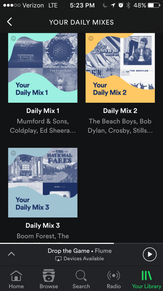 Spotify+offers+%E2%80%98Daily+Mixes%E2%80%99+to+please+your+various+music+tastes