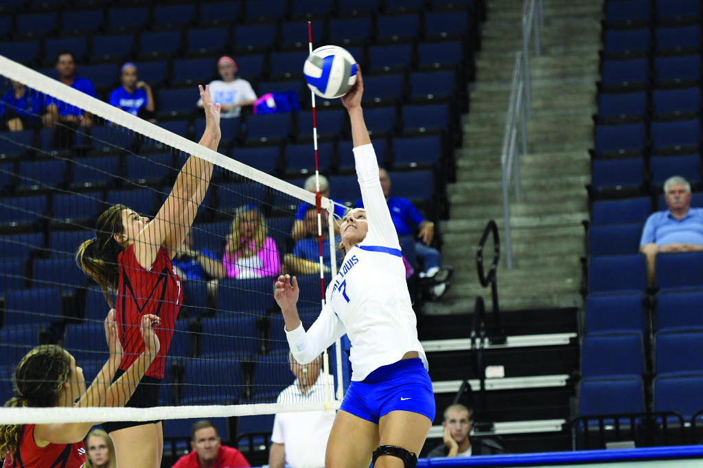 Volleyball+swept+by+Dayton%2C+fall+to+6th+place+in+Atlantic-10+standings