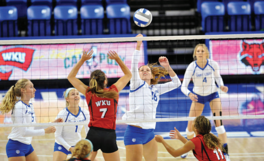 Volleyball swept by Dayton, falls to third in A-10