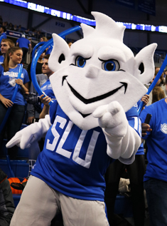 Modified mascot welcomed into SLU community