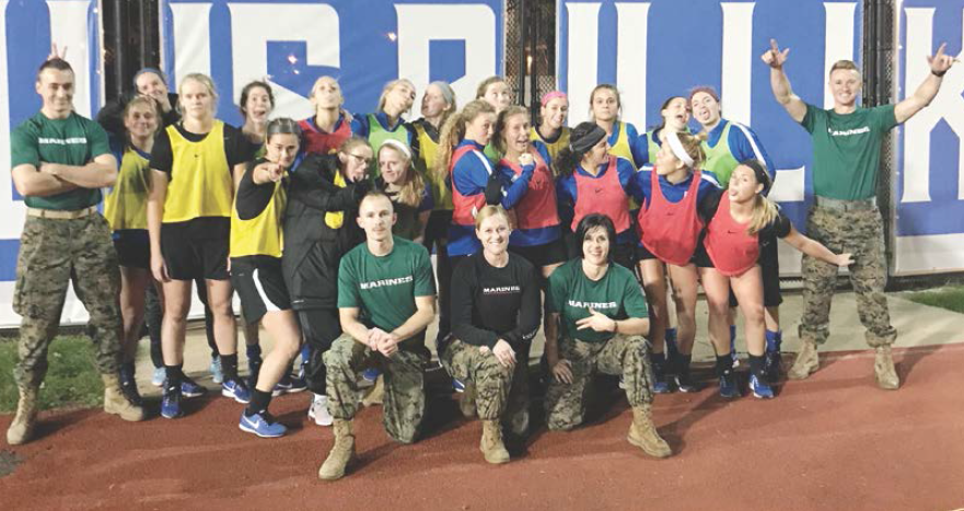 SLU Athletics gets a Taste of the Corps