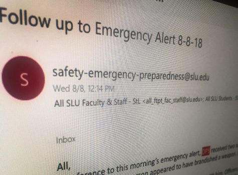 Man with Alleged Firearm Near SLUs Campus, Alert Issued to Students