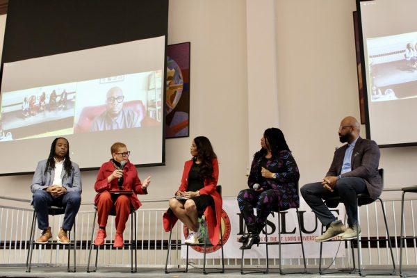 Descendants of Saint Louis University Enslaved (DSLUE) hosted a scarcely attended teach-in on Feb. 8. Only about 15 students were in attendence. 