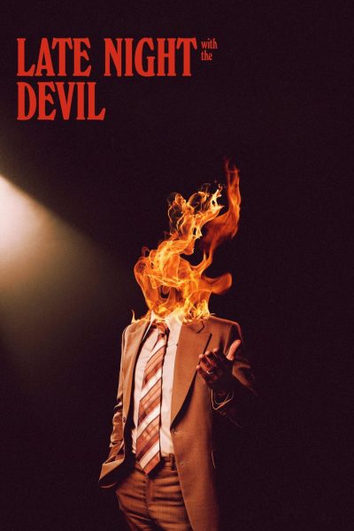 Theatrical art for Late Night with the Devil from Varsity Cinema.