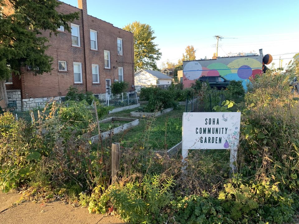 Soha Community Garden on Neosho and Macklind.