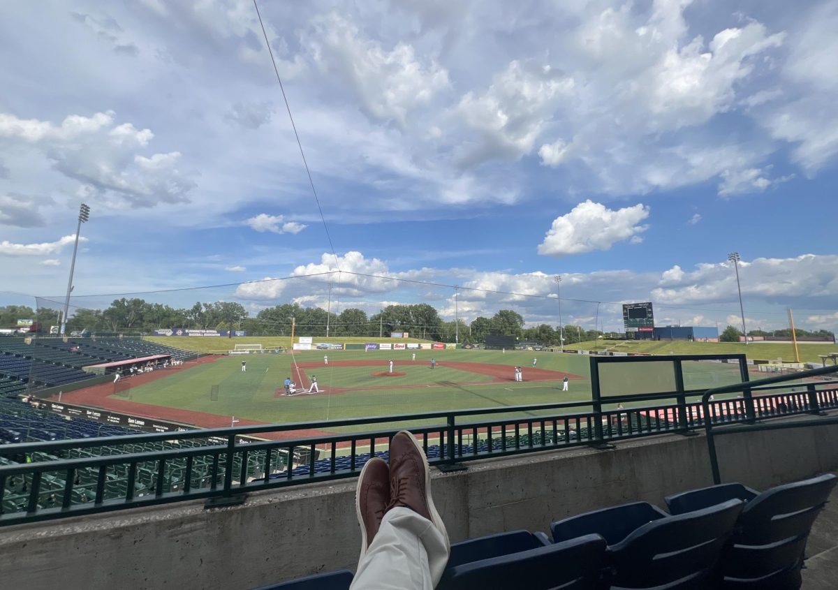 A picture of my view at the 'Corn Crib' on June 12, 2024.