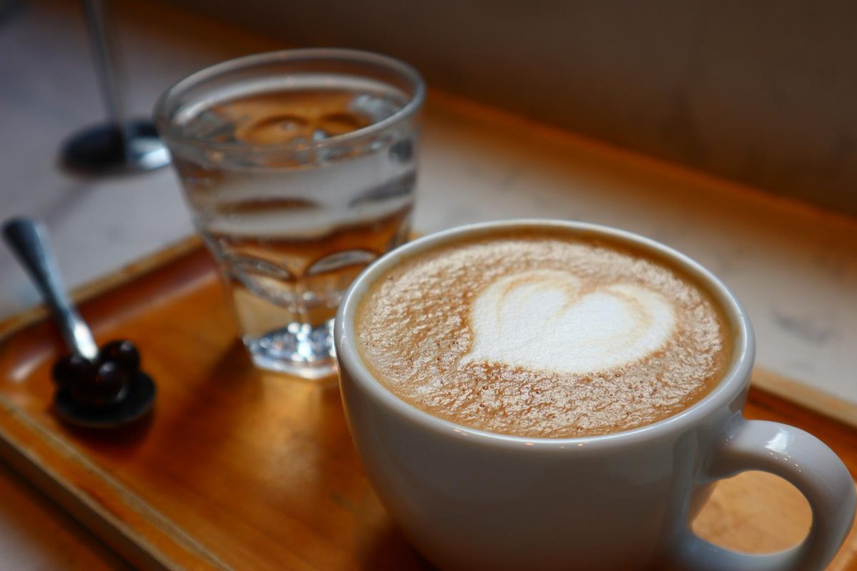 Cappuccino served at Kaldi's Coffee on Euclid.