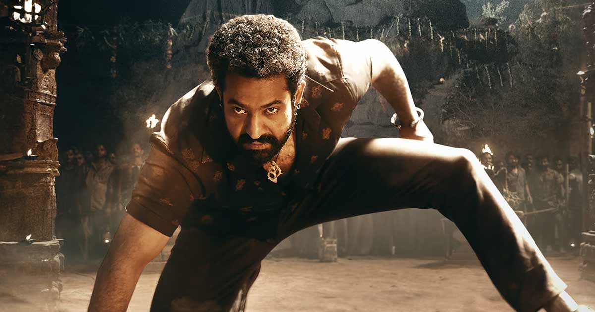 Jr. NTR returns to the silver screen in the double role of father Devara and son Vara in “Devara: Part 1."