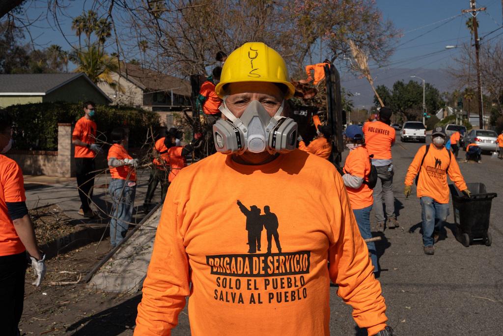 Immigrants rebuilding LA after the recent fires, while ICE raids the region. Photo courtesy of Jeremy Lindenfeld for Capital & Main.