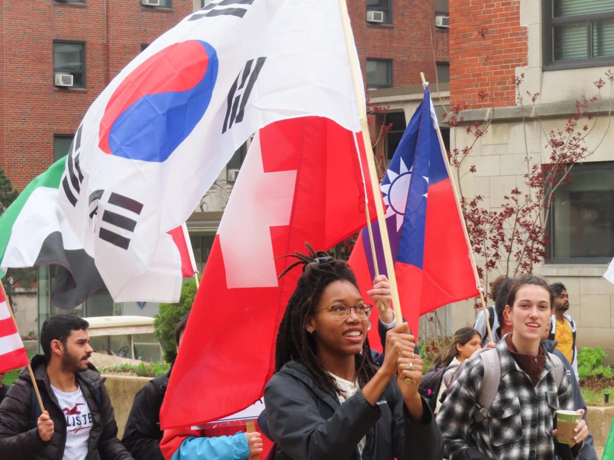 SLU students celebrate the 2025 ATLAS week with the Parade of Nations 