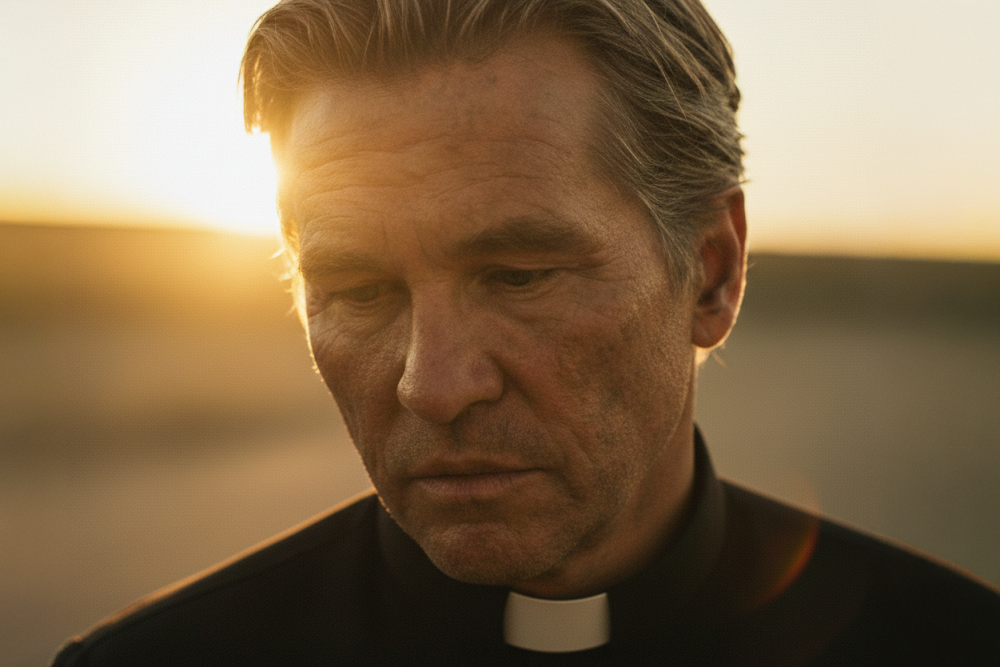 An AI-generated likeness of the late actor Val Kilmer appears in the 2026 film "As Deep As The Grave." (Variety)
