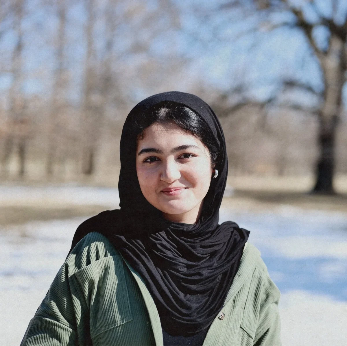 SLU sophomore student, Sara Mosavi, author of "Traveling With the Wind" (saramosavi.com)